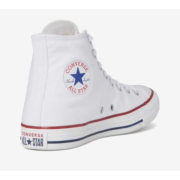 Converse Chuck Taylor All Star High Top White Sneakers  Women's 8 Men's 6 - Picture 2 of 11